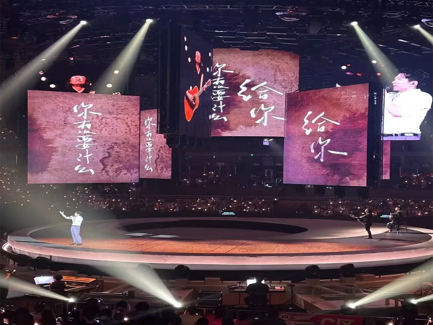 南昌发电机出租，时代智能两台玉柴并网静音型发电机组为李健演唱会保电稳定输出，三天四夜保电护航。